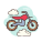 Bicicletta sporca icon