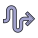 flecha ondulada icon