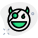 Face expression with an eye patch smiling emoticon icon