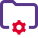 Computer file folder customization setting option button icon