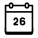 Calendario 26 icon