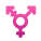 Transgender-Symbol-Emoji icon