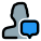 Device online messenger for chatting and texting icon