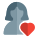 внешний-любимый-профиль-пользователя-изображение-с-сердцем-логотипом-крупным планомженщина-тень-tal-revivo icon
