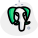 Postgre sql a free and open-source relational database management system icon