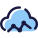 Grafico a linee cloud icon