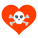 Skull Heart icon