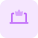 Membership crown badge for laptop online member icon