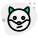 Confused dog facial expression emoji for instant messenger icon