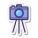 Camera on Tripod icon