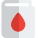 Information and study about blood and its types book isolated on a white background icon