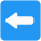 Left Arrow direction for the navigation of the traffic icon