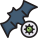 Bat virus icon