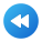 Rewind Button Round icon