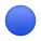 파란색 원 이모티콘 icon