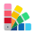 Palette de couleurs icon