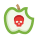 Poisoned apple icon