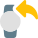 Reply to message on Smartwatch with an arrow icon