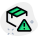Hazard warning sign of a delivery item with no shipping zone icon