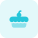 Pie with cherry on top of the cake icon