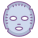 máscara facial icon