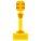 micrófono dorado icon