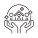 外部清洁环境回到学校平面图标线性平面图标 icon