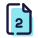 Deux pages icon