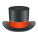 emoji-sombrero de copa icon