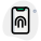 Fingerprint access on a cell phone device icon