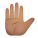 Raised Hand Medium Skin Tone icon