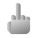 Obscene gesture icon