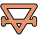 externe-TERRE-symbole-alchimique-bearicons-contour-couleur-bearicons icon