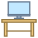 PC auf Schreibtisch icon