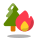 incendio forestal icon