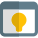 New ideas and thoughts website template under a landing page tool icon