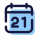 Kalender 21 icon