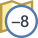 Timezone -8 icon