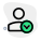 Downward direction arrow for backward direction indication icon