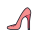 女性靴の側面図 icon