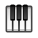 teclado musical icon