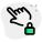 Lock the screen with single tap - padlock Logotype icon