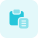 Paste the content to clipboard, computer file system. icon