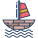 Barco à vela pequeno icon