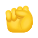 emoji de punho levantado icon
