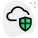 Cloud storage plan for premium member with build in security icon