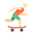 Skateboarding Skin Type 1 icon