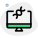 Desktop computer with a DNA Sequencing lab testing software icon