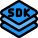 Sdk developer kit and application bundled group icon