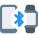 Bluetooth connectivity from smartphone to digital smartohone icon